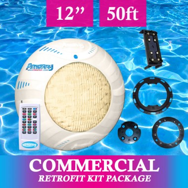 Amoray 12" Retrofit Light Kit (Commercial Warm White) 50ft