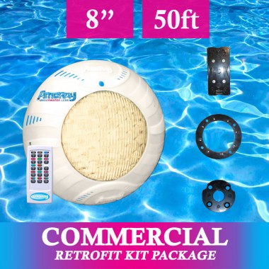 Amoray 8" Retrofit Light Kit (Commercial Warm White) 50ft