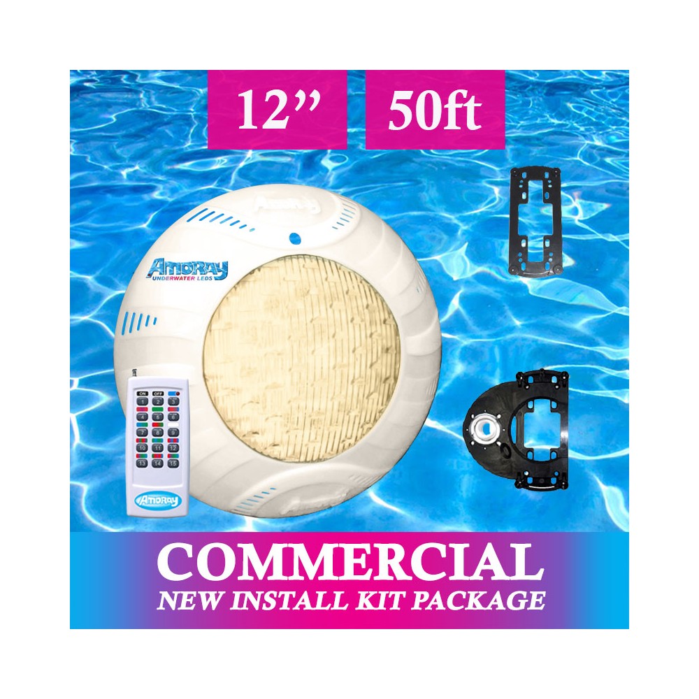 Amoray 12" New Install Light Kit (Commercial Warm White) 50ft