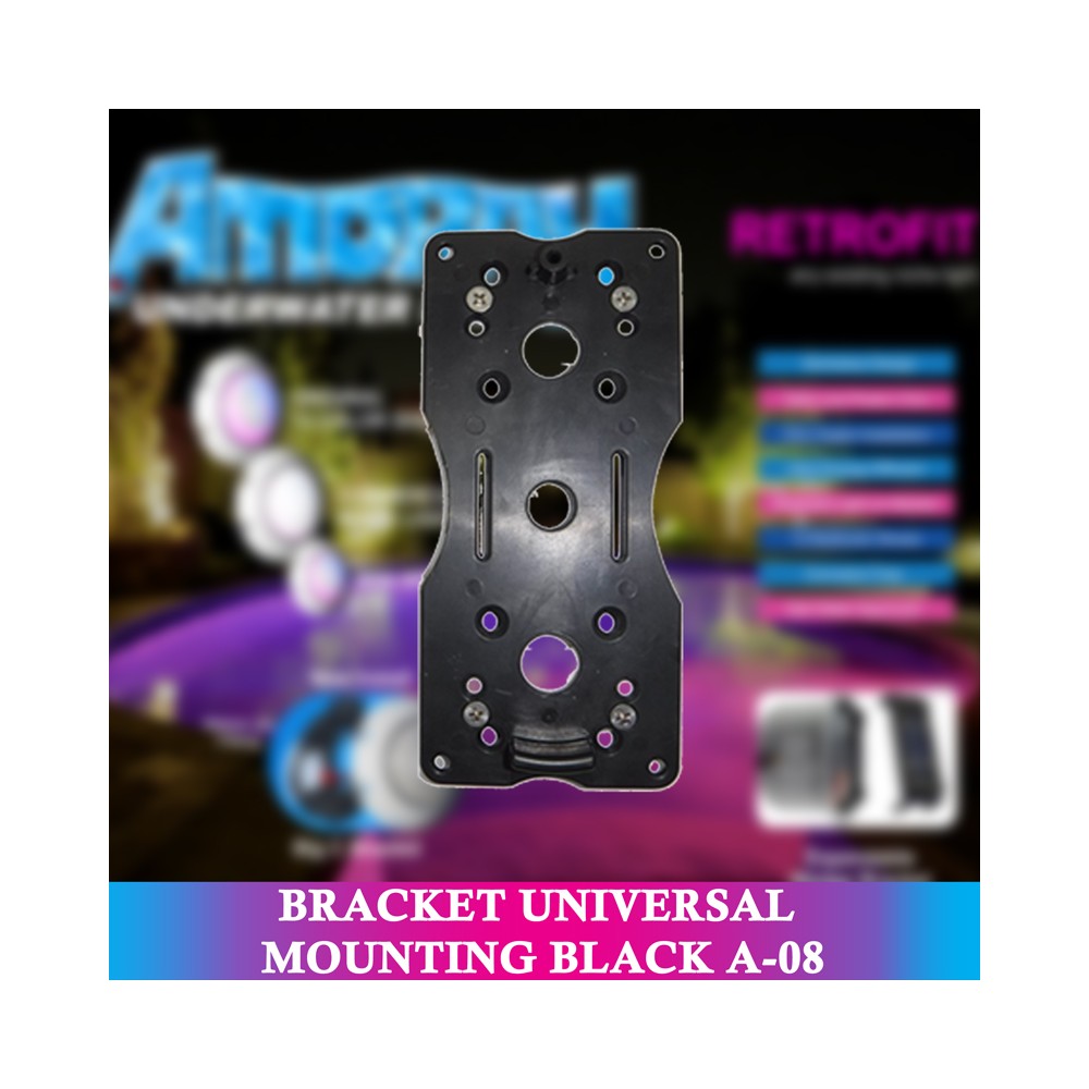 Bracket Universal Mounting Black A-08